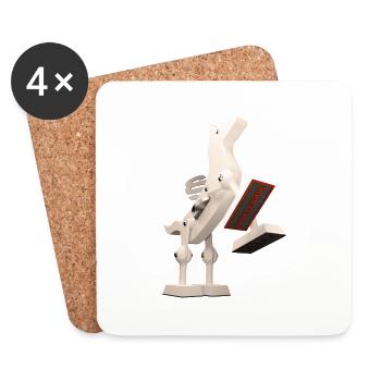 The official mold - Coasters (set of 4) - white - Front