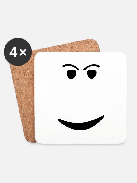 ROBLOX CHILL FACE - Coasters (set of 4) - white