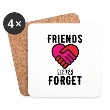 international day of friendship FRIENDS - Coasters (set of 4) - white - Front