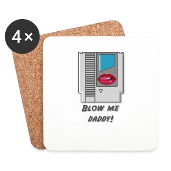 Blow me - Coasters (set of 4) - white - Front