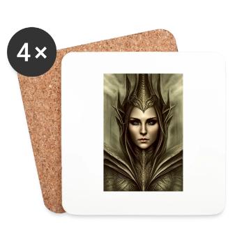 Gothic Goodnes - Coasters (set of 4) - white - Front