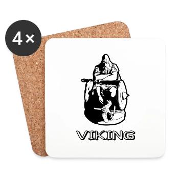 Viking - Untersetzer (4er-Set) - Weiß - Vorne