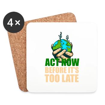 Nature - Coasters (set of 4) - white - Front