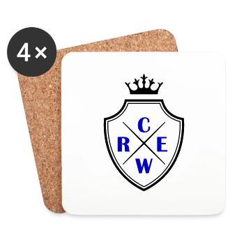 crew - Untersetzer (4er-Set) - Weiß - Vorne