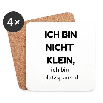 Klein - Untersetzer (4er-Set) - Weiß - Vorne