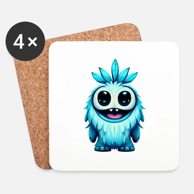 KiddyTikki Water - Untersetzer (4er-Set) - Weiß