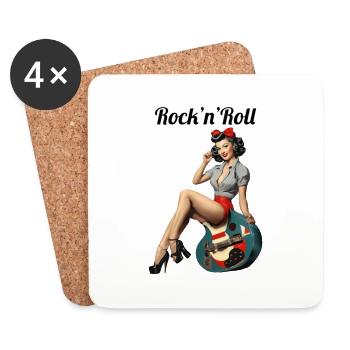 Pinup - Coasters (set of 4) - white - Front