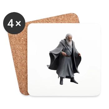 Magician - Coasters (set of 4) - white - Front