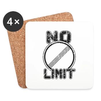 No Limit - Untersetzer (4er-Set) - Weiß - Vorne