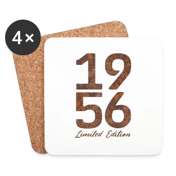 Vintage 1956 Limited Edition Rust Look - Dessous de verre (lot de 4) - blanc - Devant