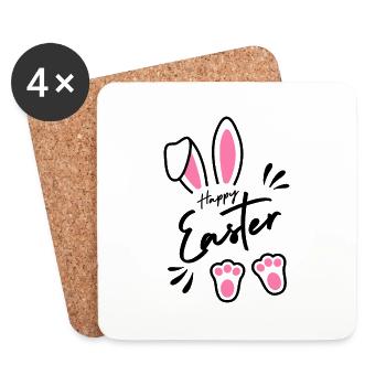 Easter - Untersetzer (4er-Set) - Weiß - Vorne