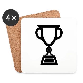 trophy - Coasters (set of 4) - white - Front