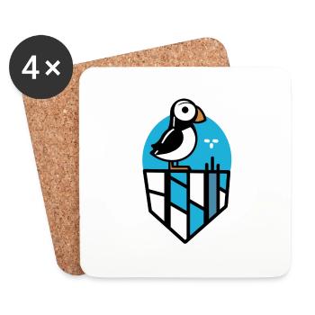 Cliffside Swagger - Coasters (set of 4) - white - Front