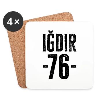 Iğdır 76 – Natur und Vielfalt aus Türkiye - Untersetzer (4er-Set) - Weiß - Vorne
