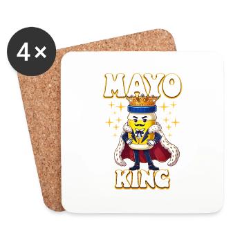 Mayonnaise - Untersetzer (4er-Set) - Weiß - Vorne