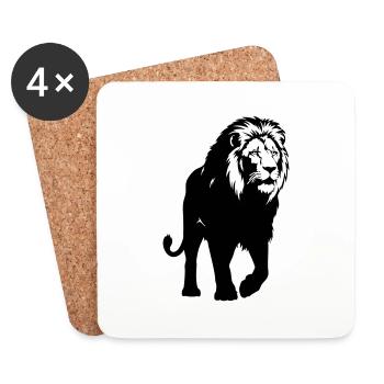 Leon - Coasters (set of 4) - white - Front