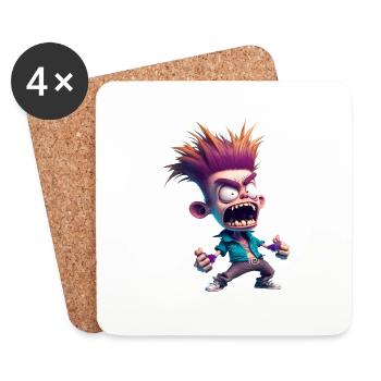 Timmy - Coasters (set of 4) - white - Front
