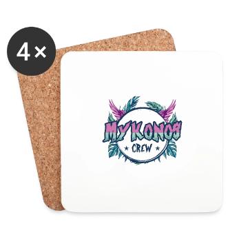 Mykonos Crew Coloré - Dessous de verre (lot de 4) - blanc - Devant