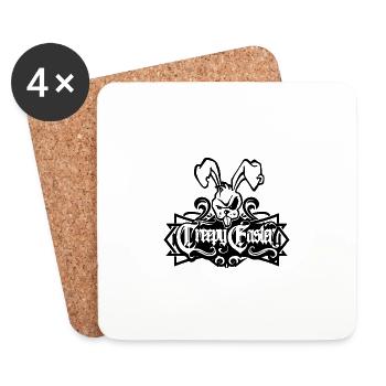 Creepy Easter - Coasters (set of 4) - white - Front