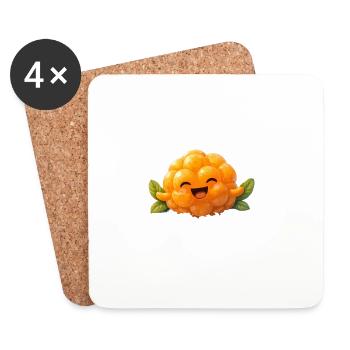 Merry Cloudberry - Don du Grand Nord - Dessous de verre (lot de 4) - blanc - Devant