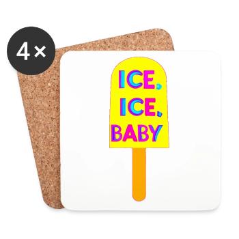 Ice age - Coasters (set of 4) - white - Front
