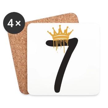 7 - Coasters (set of 4) - white - Front