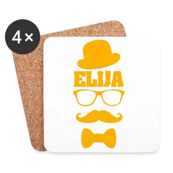 ELIJAH - Coasters (set of 4) - white - Front