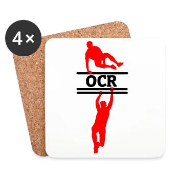 Mouvement OCR – Conception de Saut et Suspension - Dessous de verre (lot de 4) - blanc - Devant