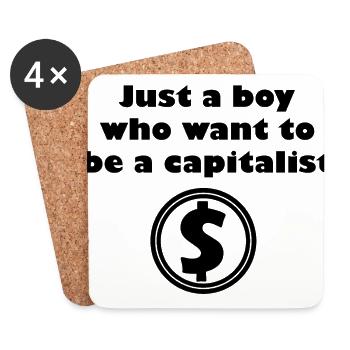 The investor - Coasters (set of 4) - white - Front