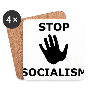 The Socialists - Coasters (set of 4) - white - Front