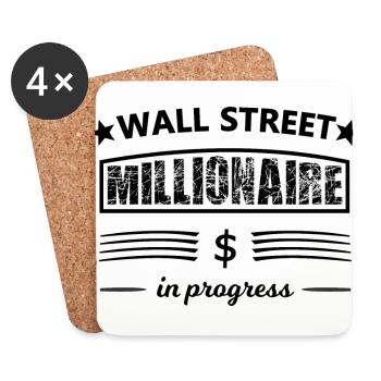 Die Investoren - Untersetzer (4er-Set) - Weiß - Vorne