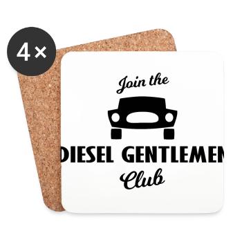 Membre du Fan Club Diesel - Dessous de verre (lot de 4) - blanc - Devant