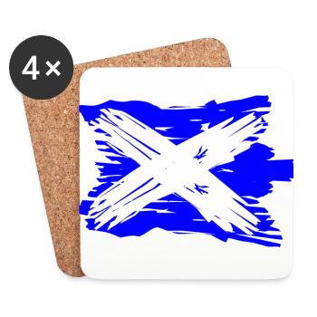 Zuhause in Schottland - Untersetzer (4er-Set) - Weiß - Vorne