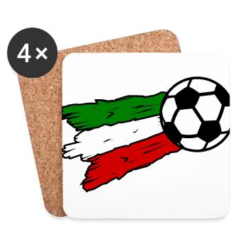 The Italian fans - Coasters (set of 4) - white - Front