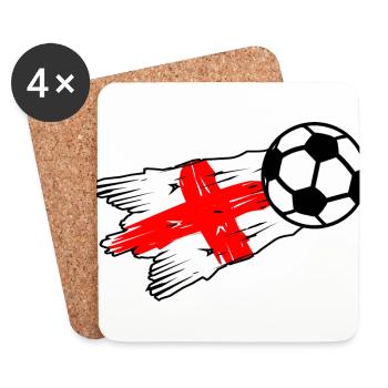 England and football - Coasters (set of 4) - white - Front