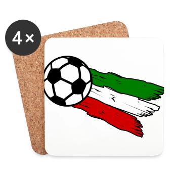 Italian Football Love - Coasters (set of 4) - white - Front