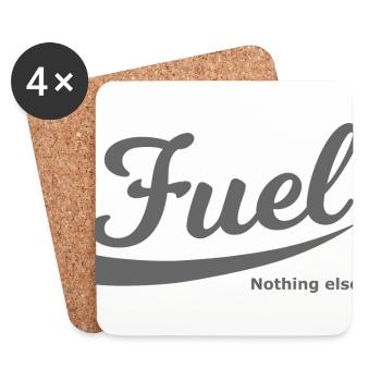 Gasoline nothing else - Coasters (set of 4) - white - Front
