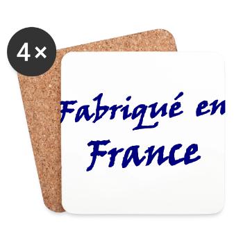 Hergestellt in Frankreich - Untersetzer (4er-Set) - Weiß - Vorne