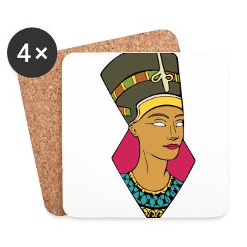 Cleopatra - Coasters (set of 4) - white - Front