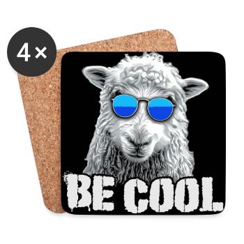 be cool - Coasters (set of 4) - white - Front