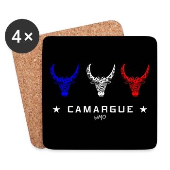 Tricolor Camargue - Untersetzer (4er-Set) - Weiß - Vorne