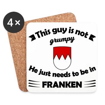 Holidays in Franconia - Coasters (set of 4) - white - Front