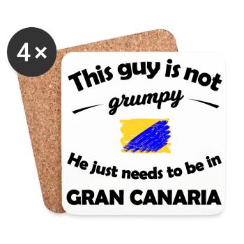 Gran Canaria Holidays - Coasters (set of 4) - white - Front