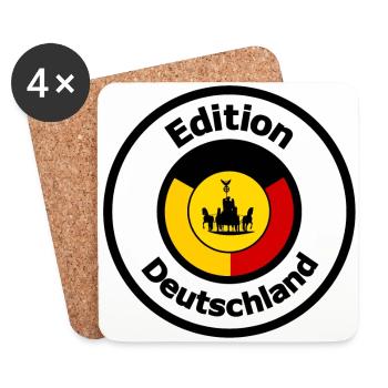 The Edition Germany - Coasters (set of 4) - white - Front