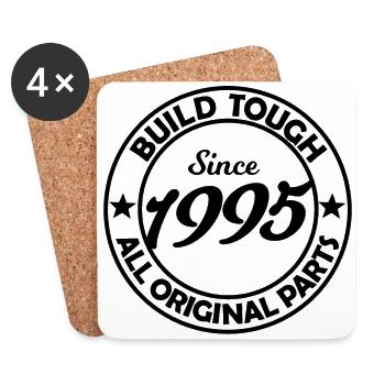Made in 1995 - Coasters (set of 4) - white - Front