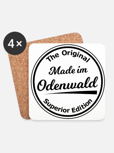 Die Odenwälder - Untersetzer (4er-Set) - Weiß