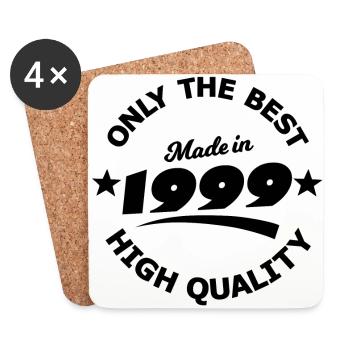 1999 born - Coasters (set of 4) - white - Front