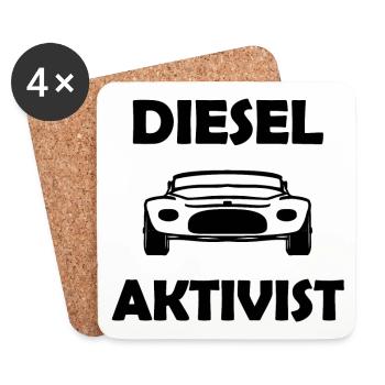 The very last generation of diesel - Coasters (set of 4) - white - Front