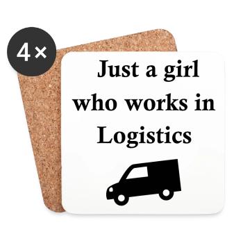 The Logistics People - Coasters (set of 4) - white - Front
