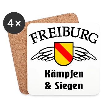 Der Breisgauer - Untersetzer (4er-Set) - Weiß - Vorne